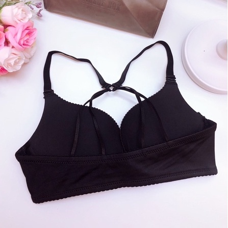 Bra (K-T15) Seamless Fashion kait depan dengan busa push up