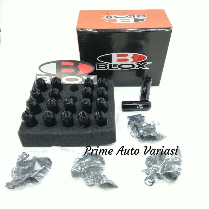 Lugnut Blox / Lug Nut Blox / Baut Roda Blox / Warna Hitam