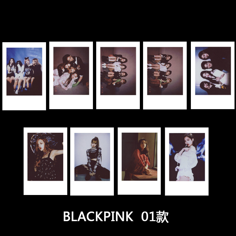 Kartu Lomo Foto Polaroid Kpop Blackpink Untuk Koleksi