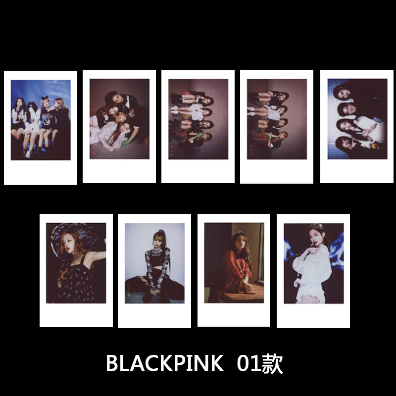 Kartu Lomo Foto Polaroid Kpop Blackpink Untuk Koleksi