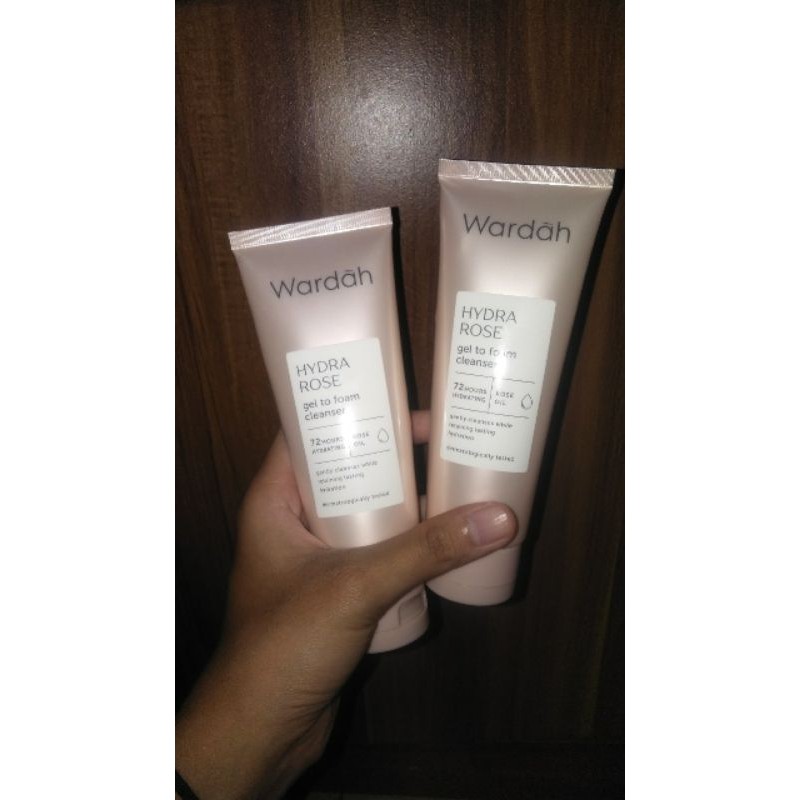 New Get 2 Wardah Hydra Rose Facial Foam