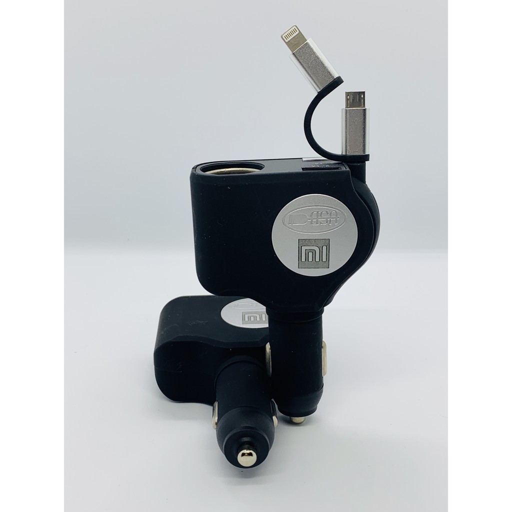 Double USB Xiaomi Car Charger / Charger mobil merk Xiaomi