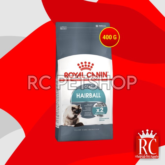 Royal Canin Hairball Care Cat Food Makanan Kucing cegah Hairball 400GR