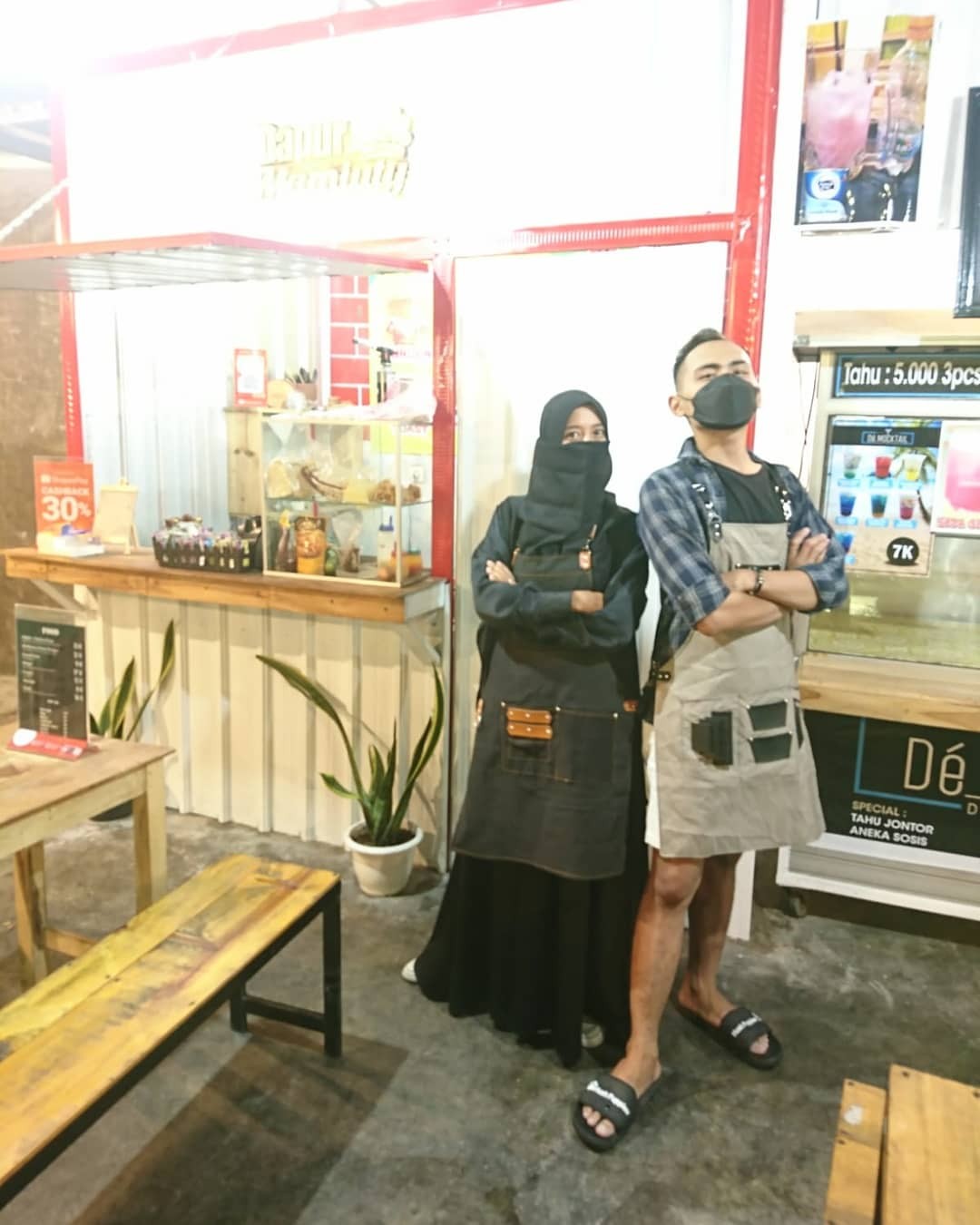 Apron/celemek/barbershop/caffe/coffe/barista/bartender/resto
