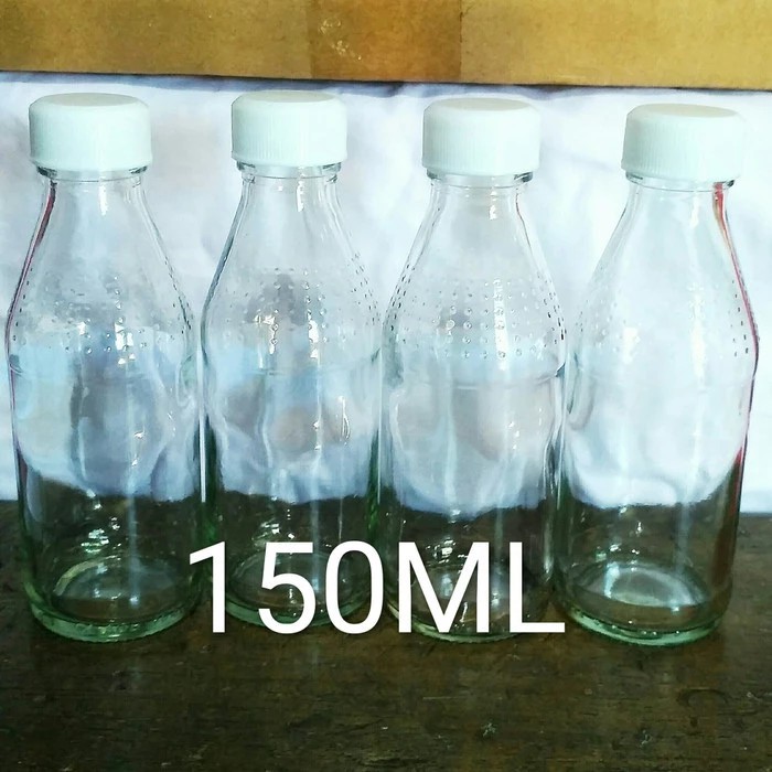 HEMAVITON, BOTOL KACA 150ML POLOS, BOTOL MADU, BOTO ISI ULANG