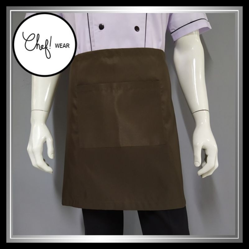 Chef Wear Apron / Celemek Pendek Waterproof A