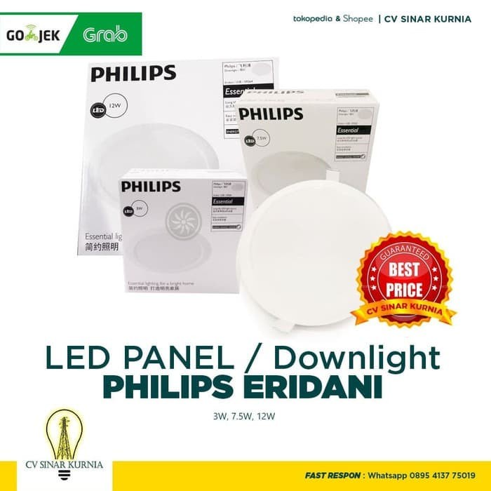 PHILIPS ERIDANI 14 W 14W PUTIH