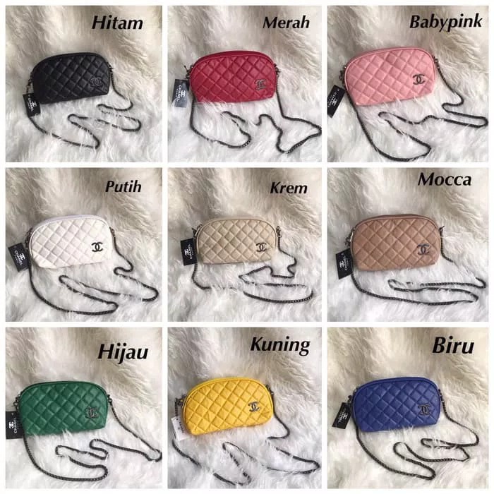 DOMPET CHANEL 2RUANG SLEMPANG TAS WANITA 2 RUANG MURAH TERMURAH / HAND BAGS / TAS CEWEK SLING BAG