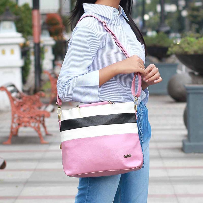 Tas Slingbag Wanita Tas Salempang Serut Pesta Kantor Kuliah Cewek Premium Original Garansi