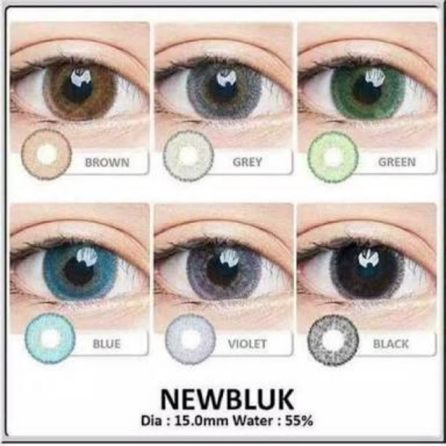 Come back stock LENGKAP - Softlens new bluk original // lensa mata newbluk //contact lens newbluk