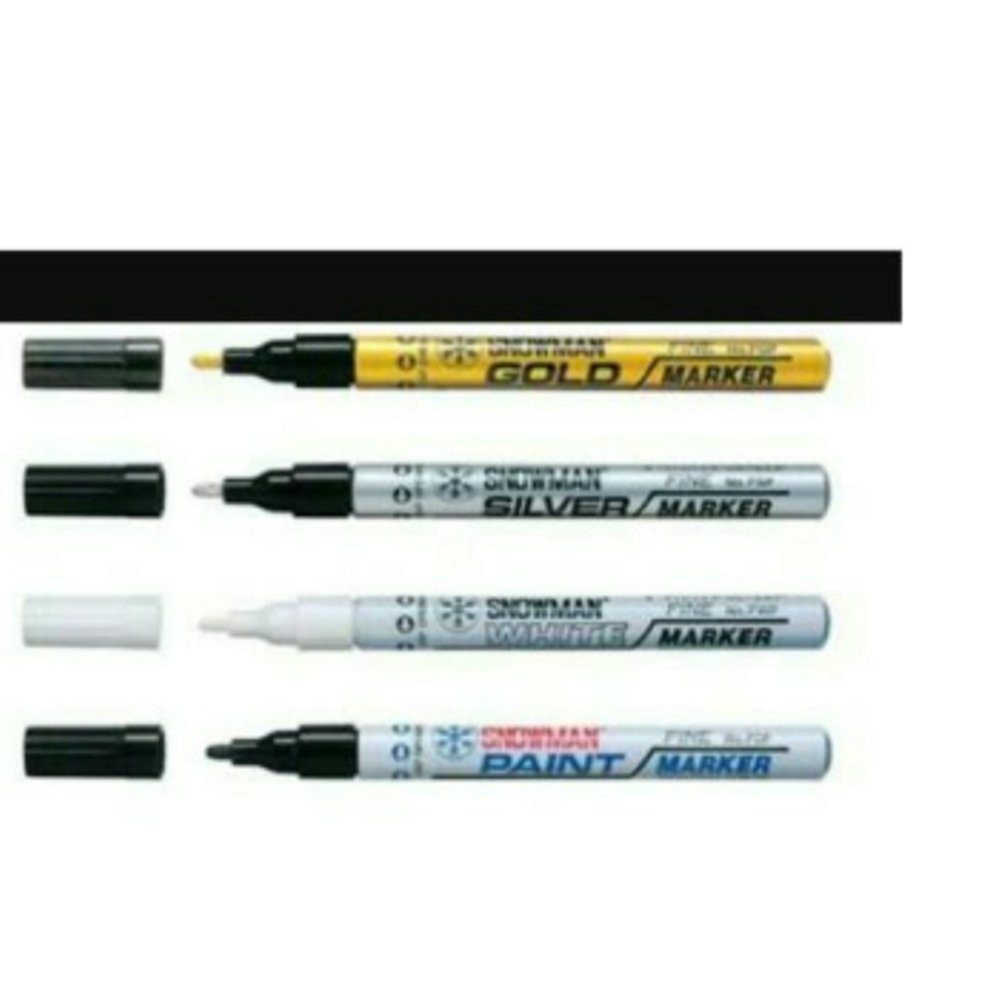 

Promo Spidol emas gold silver paint marker snowman Diskon