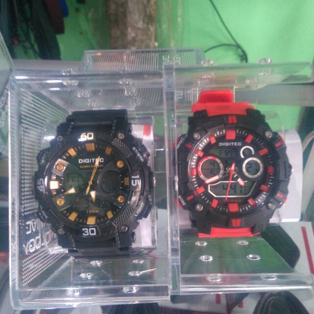 Jam tangan digitec double time anti air