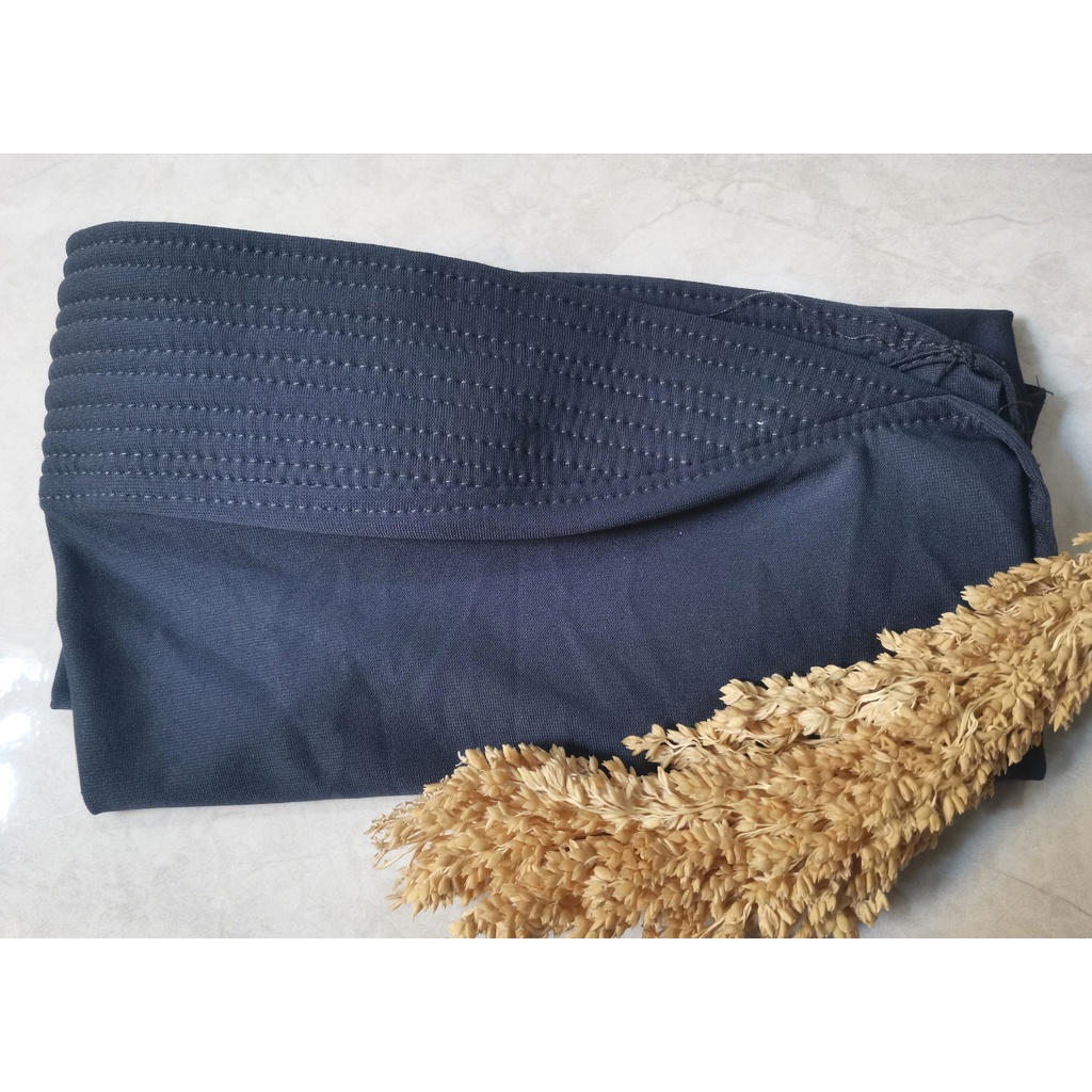 Jilbab Sport / Hijab Instan / Jilbab Sporty Instant / Bergo Sport/volly-Sport ABU TUA