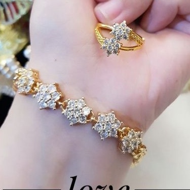 Xuping Set Gelang Cincin 1868p