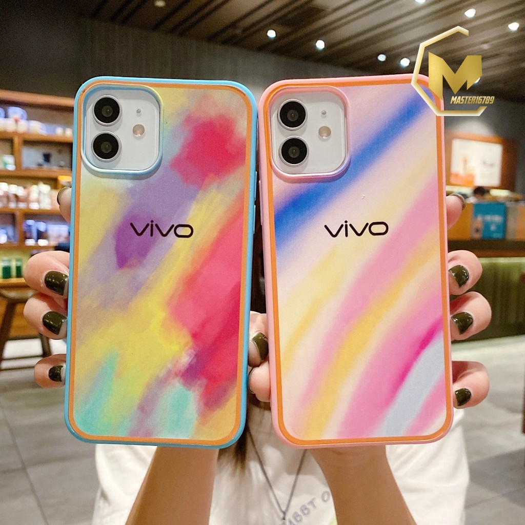 SS044 SOFTCASE RAINBOW VIVO Y12 Y15 Y17 Y20 Y20S Y12S Y30 Y50 Y30I Y51 Y71 Y7I Y81 Y81C Y91 Y93 Y95 Y91C Y1S V5 Y67 Y66 MA2098