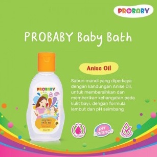 Sabun mandi cair bayi Probaby Bath anise oil 100ml 200ml