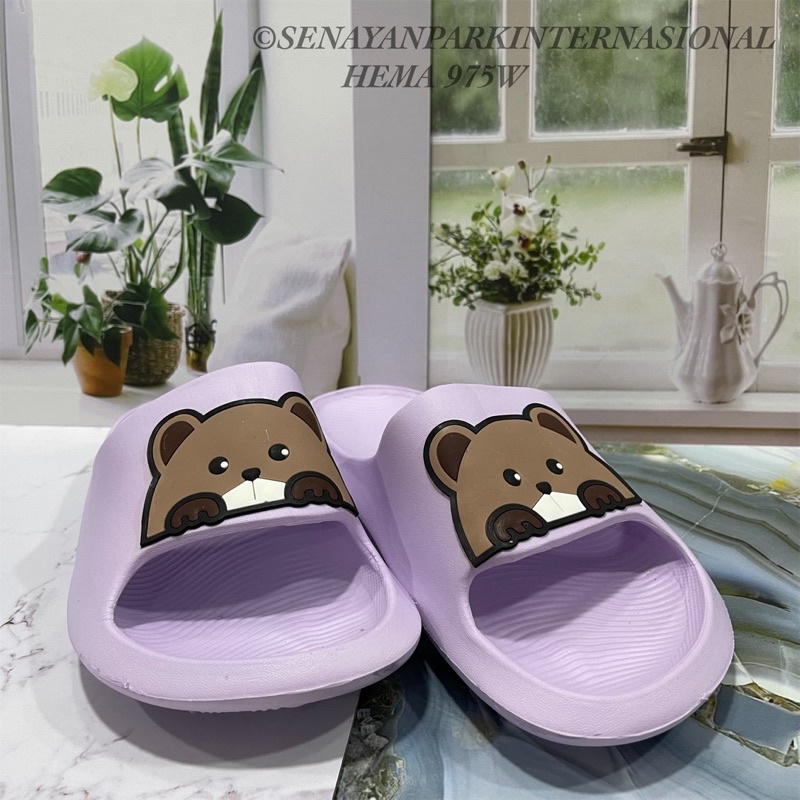 PROMO SANDAL HEMA WANITA 957W KARAKTER BONEKA FC PROMO