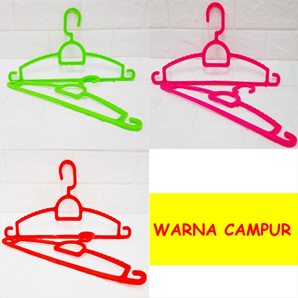 Hanger Baju/ Gantungan Baju Plastik Original HW007