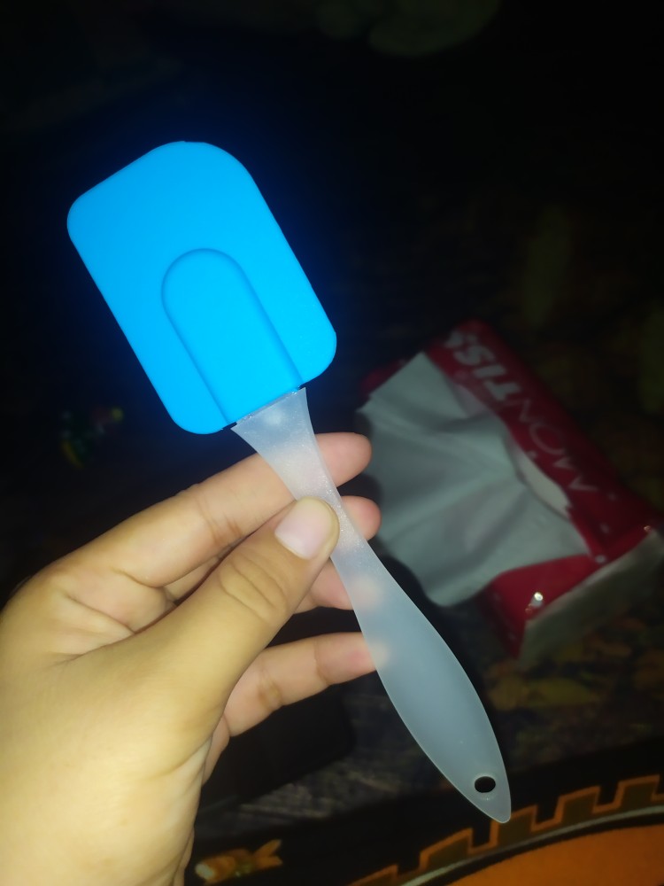 Sendok Spatula Perata Dengan Bahan Silikon Untuk Kue / Fondant