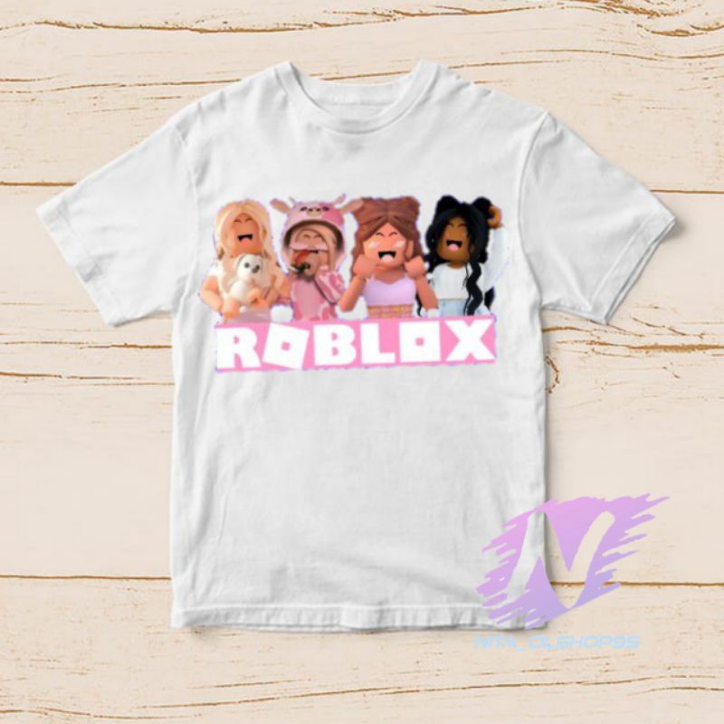 kaos roblox girl baju kaos anak roblok