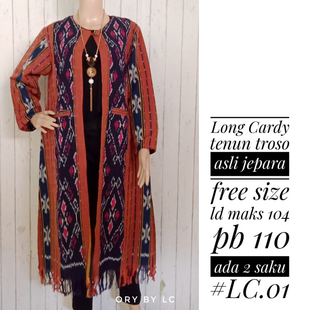 Long Cardy Tenun Asli