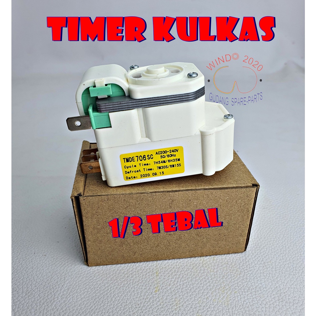 TIMER KULKAS 706 | TIMER KULKAS KULKAS 1-3 TEBAL | TIMER KULKAS DEFROST 706 SC 1 | TMDE706SC KOREA