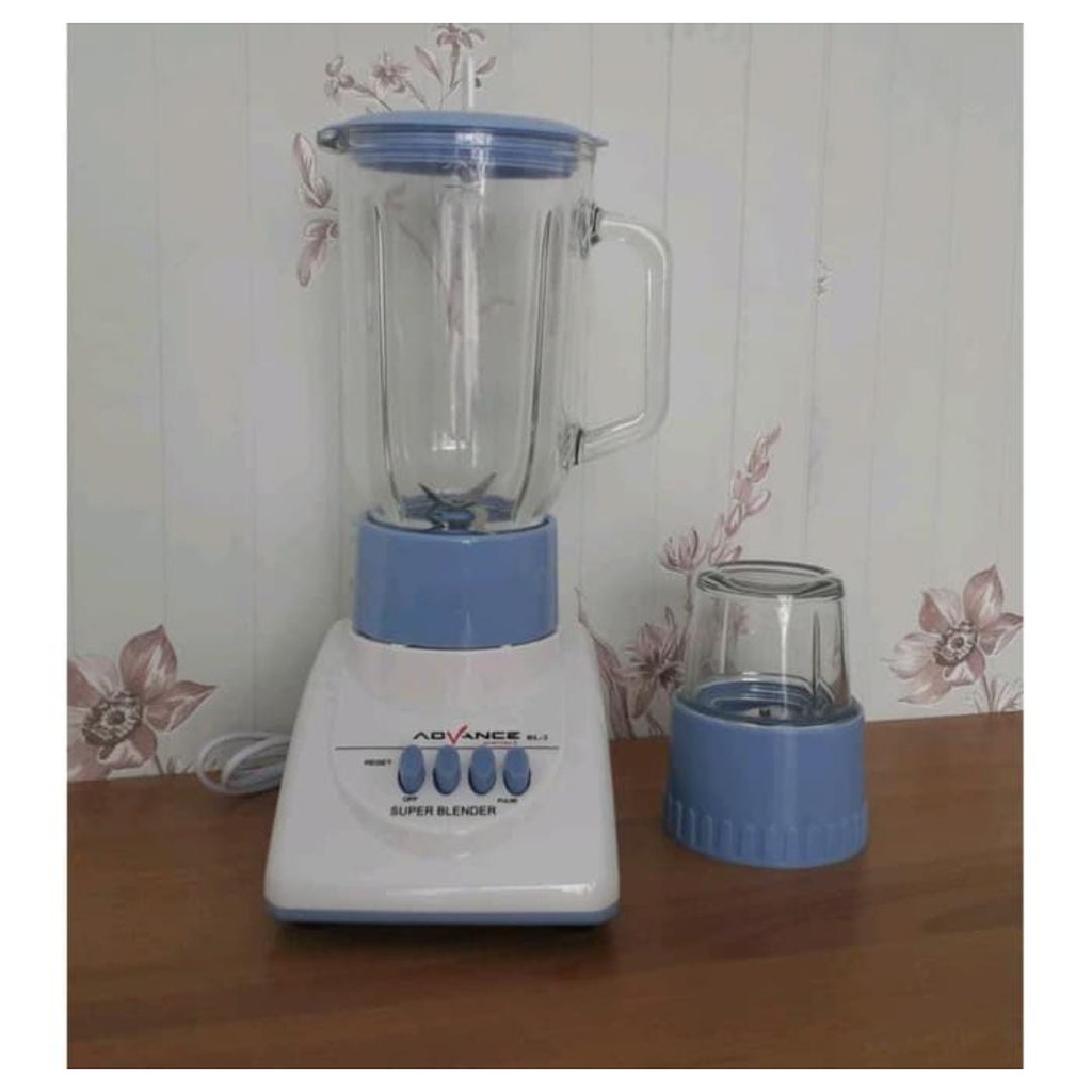 Blender Advance BL-2 Gelas Kaca 2 in1 foodgrade ice crushing Original SNI