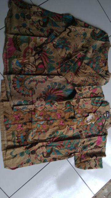 Maura Couple - Sania Ruffle Batik Couple Ori Ndoro Jowi Dnt