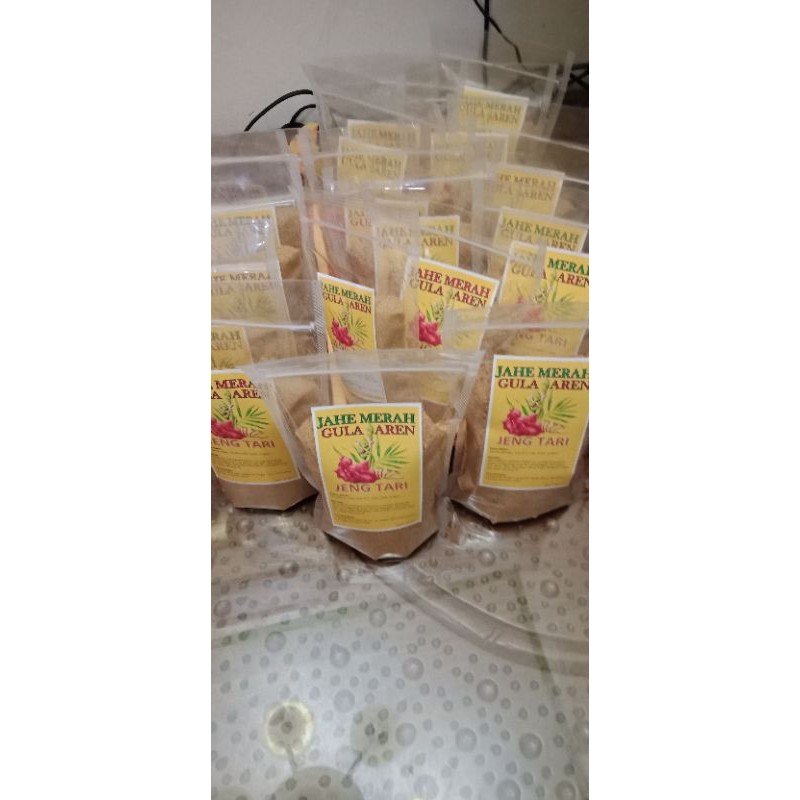 

minuman sehat herbal instant peningkat imun jahe merah gula aren 250 gram