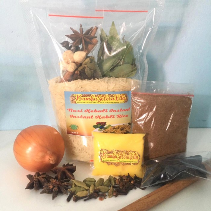 

BERAS BASMATI 500G DENGAN BUMBU NASI KEBULI