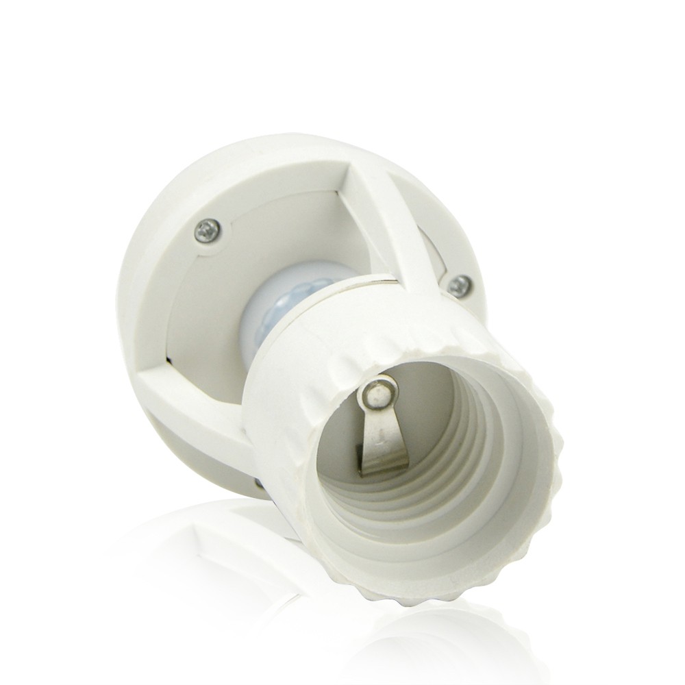 Fitting Sensor Smart Fitting E27 Lampu Bohlam dengan Infrared Motion Sensor