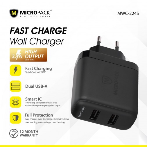 Micropack Wall Charger MWC-224S