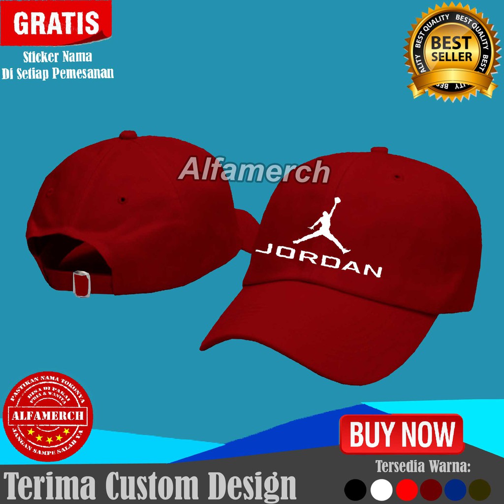 MANTAP  Topi BASEBALL NIKE AIR JORDAN NBA BASKET 2 Distro Pria Wanita Polos Keren ALFAMERCH