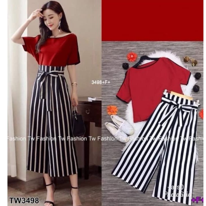 Setelan st set wanita training olahraga sport jumbo big size xl channel guccy flower bahu bolong i.8