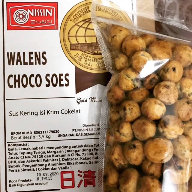 Walens choco soes nissin netto 3,5kg