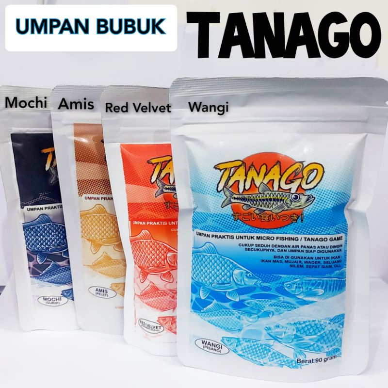 Umpan Bubuk TANAGO | Micro Fish | Amis | Wangi | Red Velvet | Mochi
