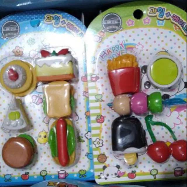 

PENGHAPUS BENTUK LUCU NON PVC/ ERASER UNIK