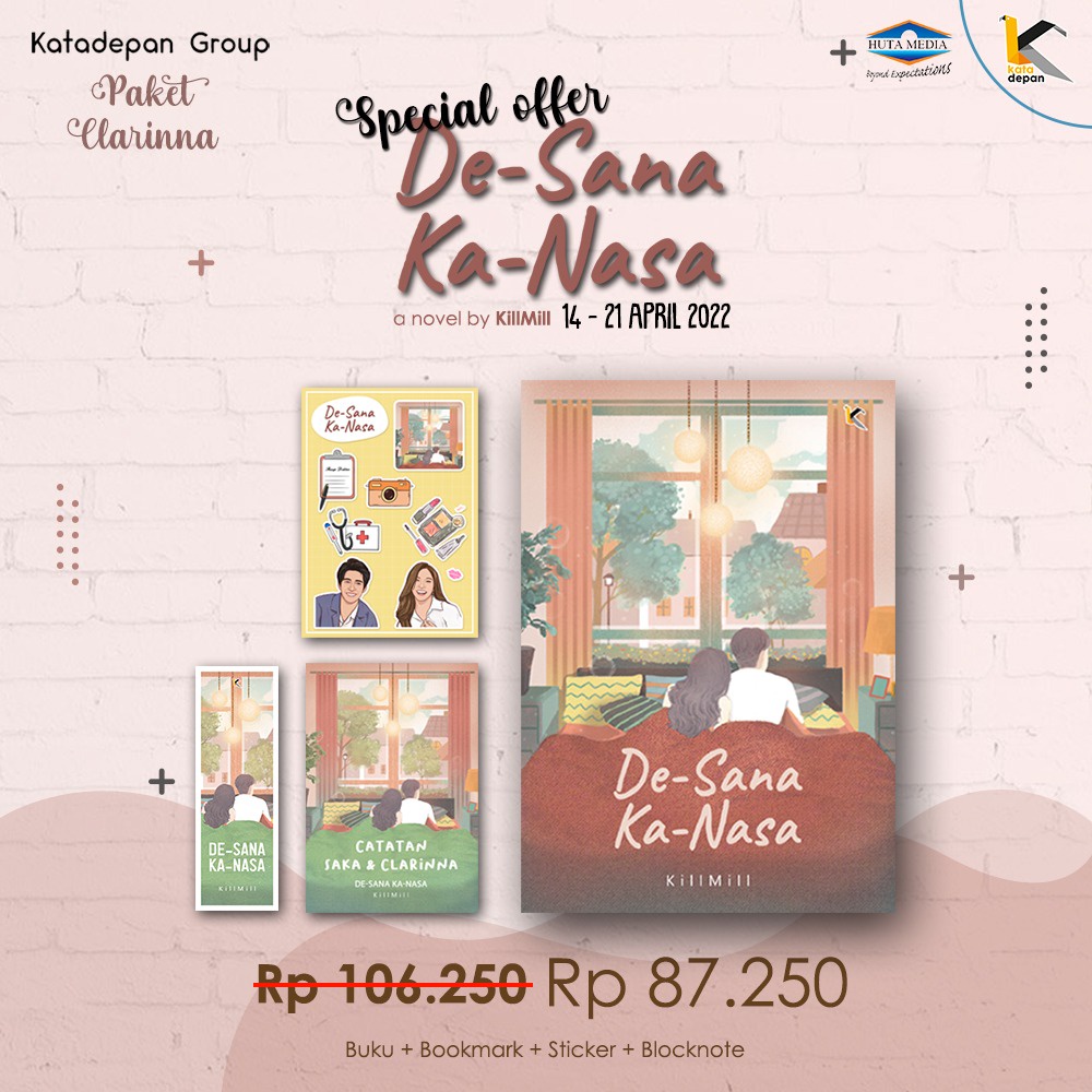 Special Offer Novel DE-SANA KA-NASA - Killmill