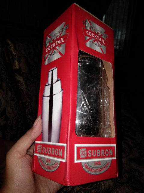 Cocktail Shaker Botol Shaker 750ml Pengocok Minuman Stainless Steel