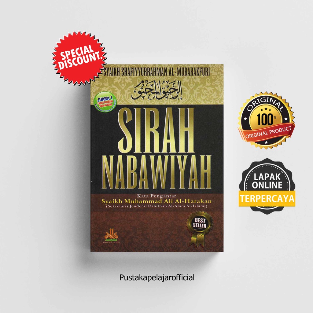 Jual Buku Original Sirah Nabawiyah Soft Cover Syaikh Shafiyyurrahman