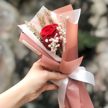 Single Preserved Rose