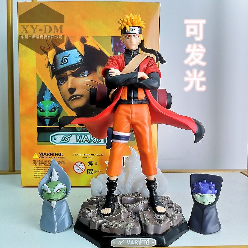 Figure Naruto Sennin Mode LED 22CM Figure Naruto Sage Mode Figure Naruto Sannin Mode HADIAH NATAL