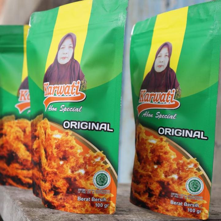 

DISKON !! 8.8 Abon ayam karwati pouch original [KODE 456]
