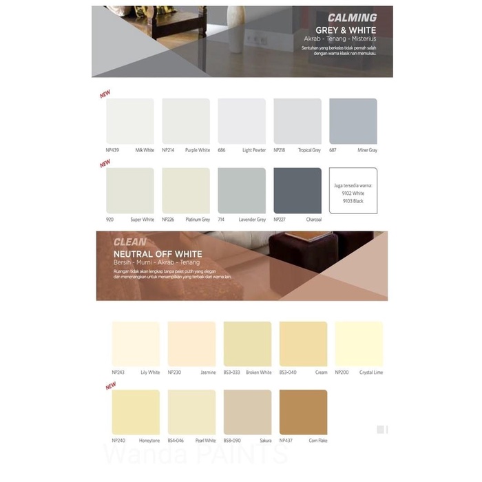 CAT VINILEX PRO 1000 4,5 KG / 9102 WHITE PUTIH