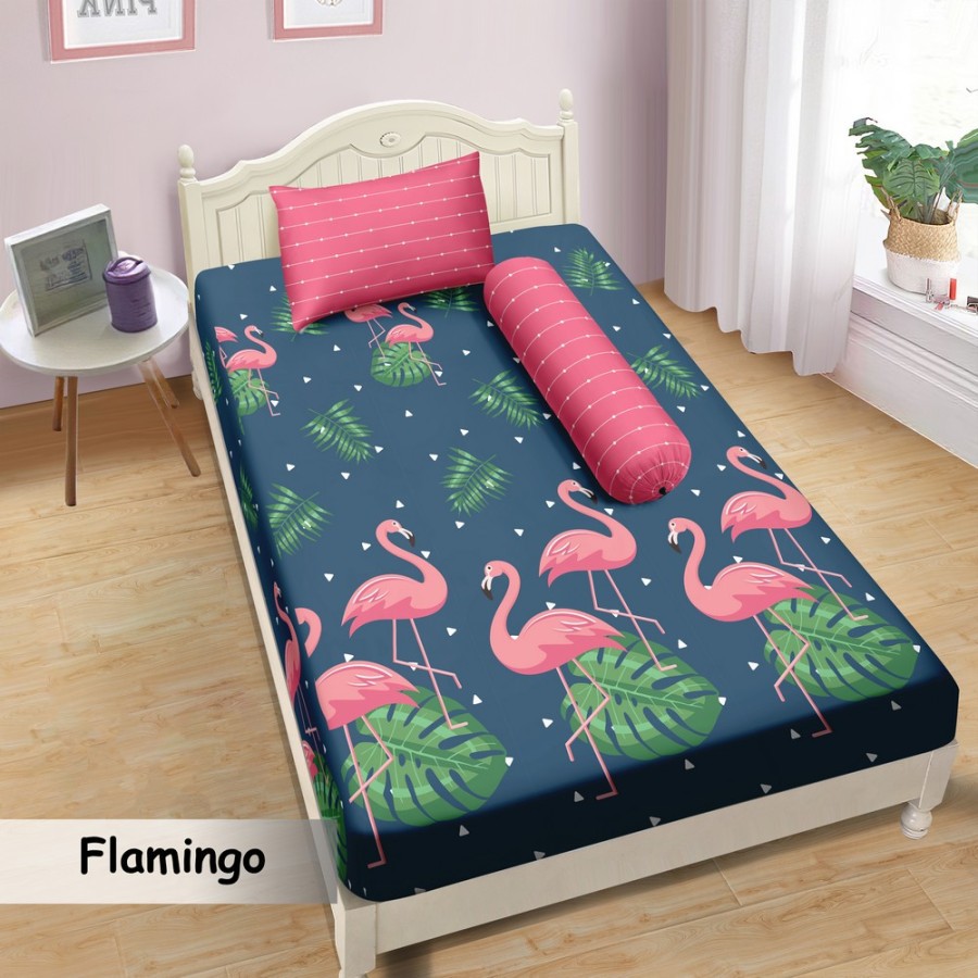 Sprei Lady Rose Flamingo 100x200