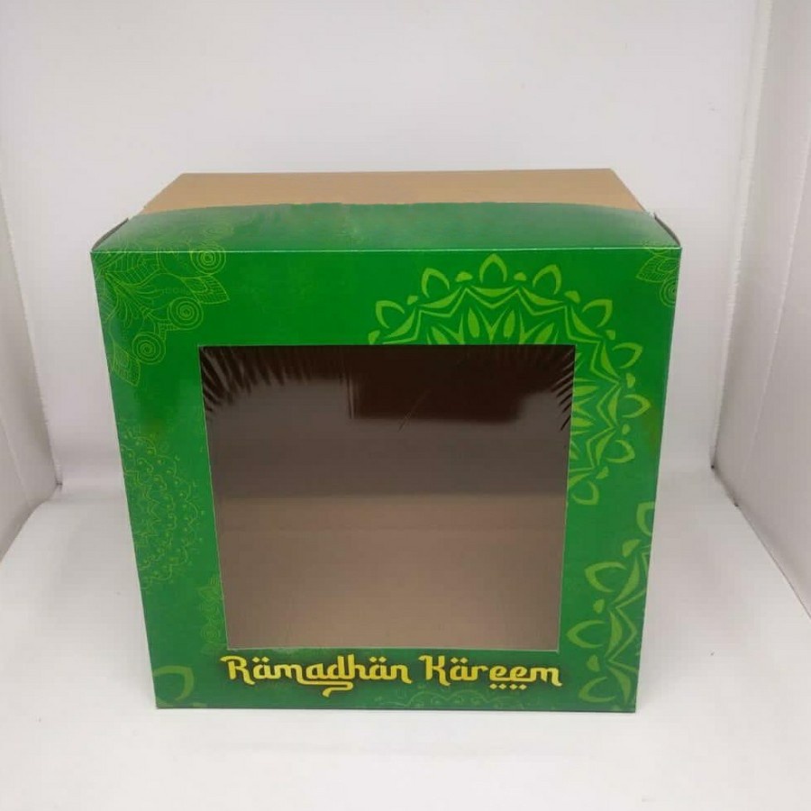 

Dus Mika Kue Lebaran Cake Box Mika Hampers Hari Raya Idul Fitri Dus Pudding Lebaran Box Kue Tart Ukuran 30x30 cm