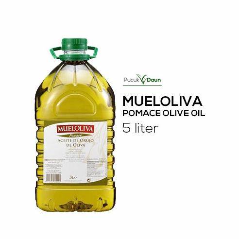 

MUELOLIVA - POMACE OLIVE OIL 5 LITER ED 21 (MINYAK ZAITUN).