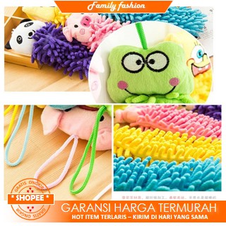 FF-K4308 Serbet Dapur Kain Lap Tangan Model Cendol Unik Import Motif Cantik Bahan Nyerap