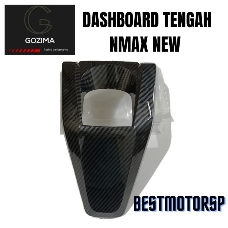 COVER TUTUP BAGIAN TENGAH DASHBOARD NMAX NEW 2020 CARBON GOZIMA PNP