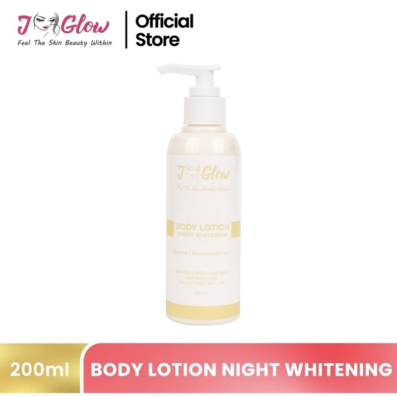 Jual JGLOW Body Lotion Night Whitening 200ml Shopee Indonesia